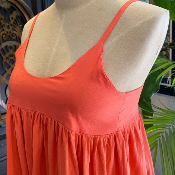 Zara orange empire waist sundress - Picture 7 of 11